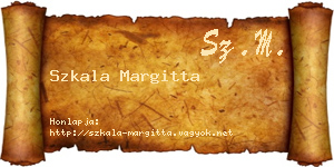 Szkala Margitta névjegykártya